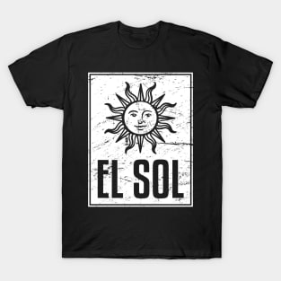 El Sol | Loteria Mexican Tarot Card T-Shirt